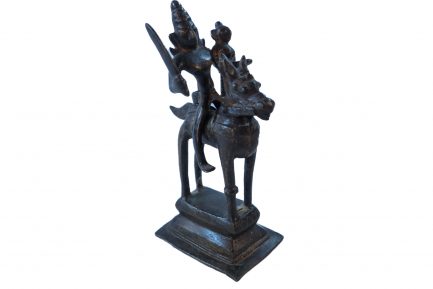 Man, Monkey, and Horse Statue