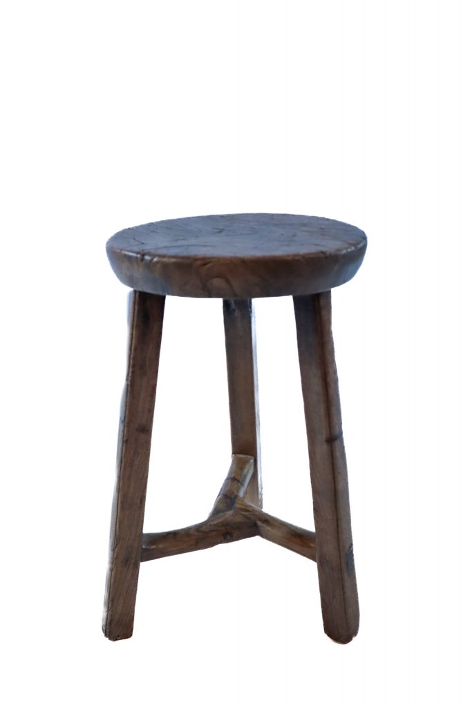 Smaller Wooden Stool (No pattern in middle)