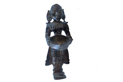 Statue Holding Bowl