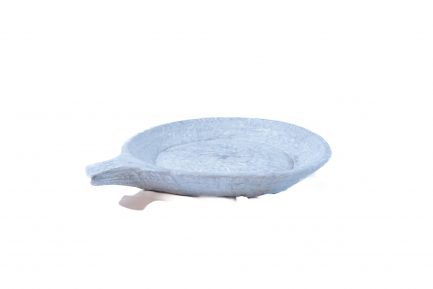 Stone Carved Bowl with Handle
