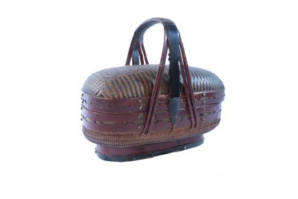 Antique Chinese Woven Basket