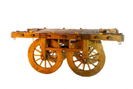 Large Antique-Style Roman Transport Wagon