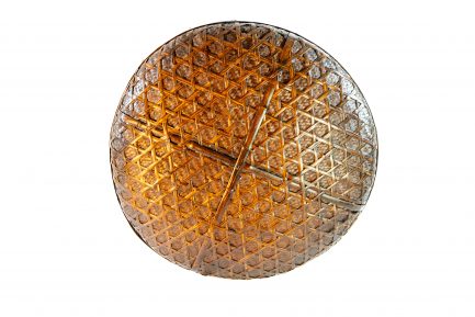 Antique Japanese Lidded Bamboo Basket Top