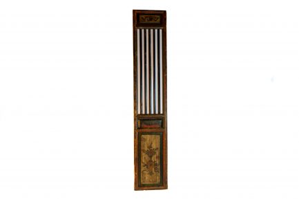 Antique Chinese Qing Dynasty Lacquered Window Screen Panel