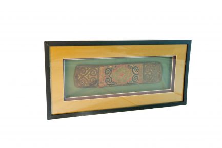 Antique Tibetan Nomad Leather & Fabric Waist Belt