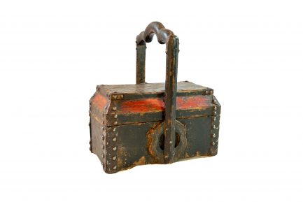 Antique Chinese Elmwood Food Box