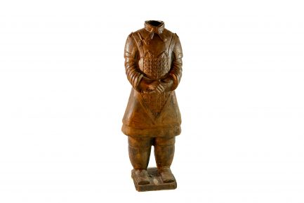 Vintage Terracotta Army Warrior Statue