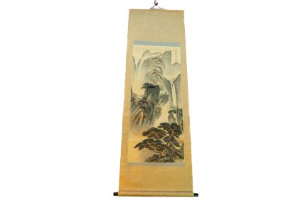Traditional Chinese Shanshui Landscape Hanging Scroll