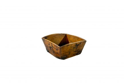 Antique Chinese Wooden Rice Measure "Sheng" Box