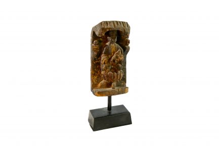 Antique Chinese Carved Giltwood Songzi Guanyin Figure