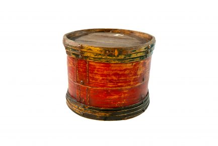 Antique Chinese Lacquered Bentwood Stacking Box