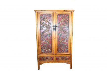 Antique Chinese Wedding Wardrobe Armoire