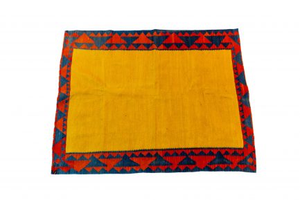 Handwoven Persian Gabbeh Kilim Flatweave Rug