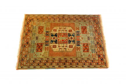 Antique Caucasian Karachopf Kazak Wool Rug