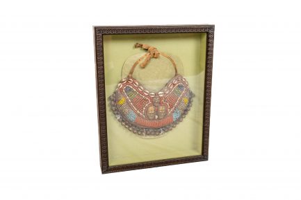 Himalayan Shamanic Ceremonial Breastplate with Carved Skull Motifs