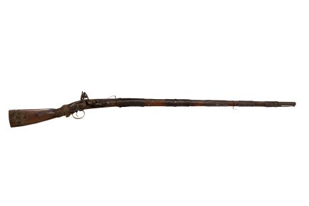 Antique European-Style Flintlock Trade Musket, Circa 1800
