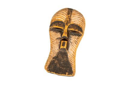 Hand-Carved Songye Kifwebe Female Spirit Mask (Kifwebe Bakashi)