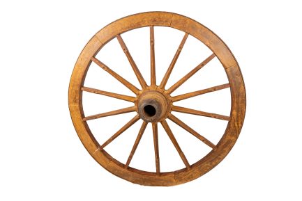 Antique Chinese Trade Wagon Wheel